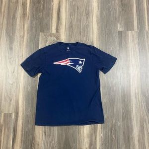 kids navy blue patriots tee shirt